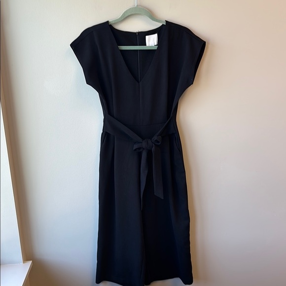 Anthropologie Black pant romper SP - Picture 1 of 4